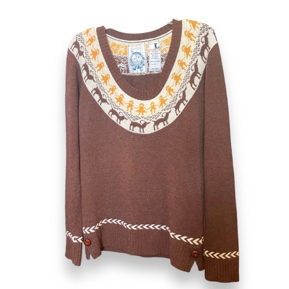 Trovata Lambswool Cashmere Angora Sweater Size Small - Picture 2 of 8